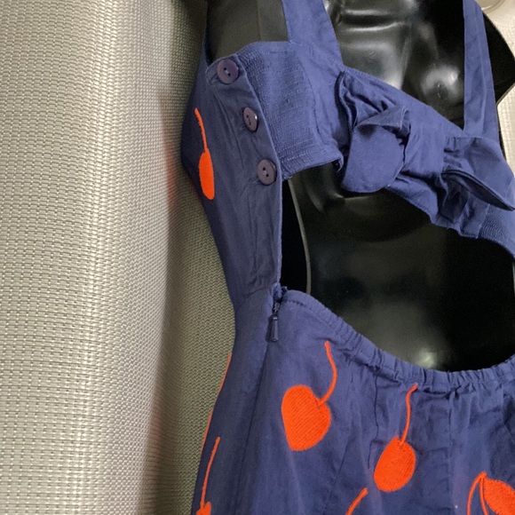 SOLD πHPπ Leifnotes Anthropologie cherry dress - Picture 3 of 5